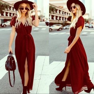 Vici Plaid Wrap Dress